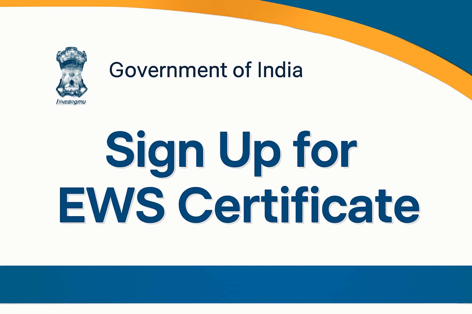 Sign Up for EWS Certificate